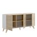Aparador com efeito madeira 155 Aparador com efeito madeira 155 Blanco/ Madera