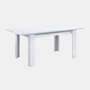 Mesa extensível com efeito de madeira