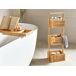 Beliani Estantería de baño WAVERLY Beliani Estantería de baño WAVERLY Madera Clara