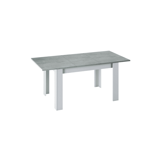 Mesa extensível de efeito madeira