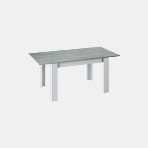 Mesa extensível de efeito madeira