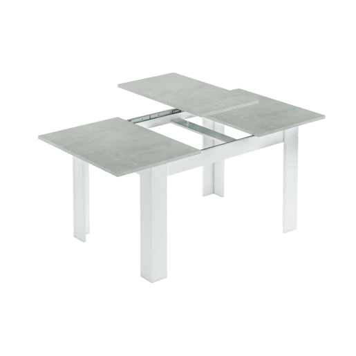 Mesa extensível de efeito madeira