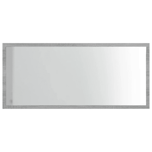 vidaXL 2 pcs conjunto móveis WC derivados de madeira sonoma cinza