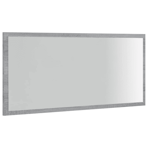 vidaXL 2 pcs conjunto móveis WC derivados de madeira sonoma cinza
