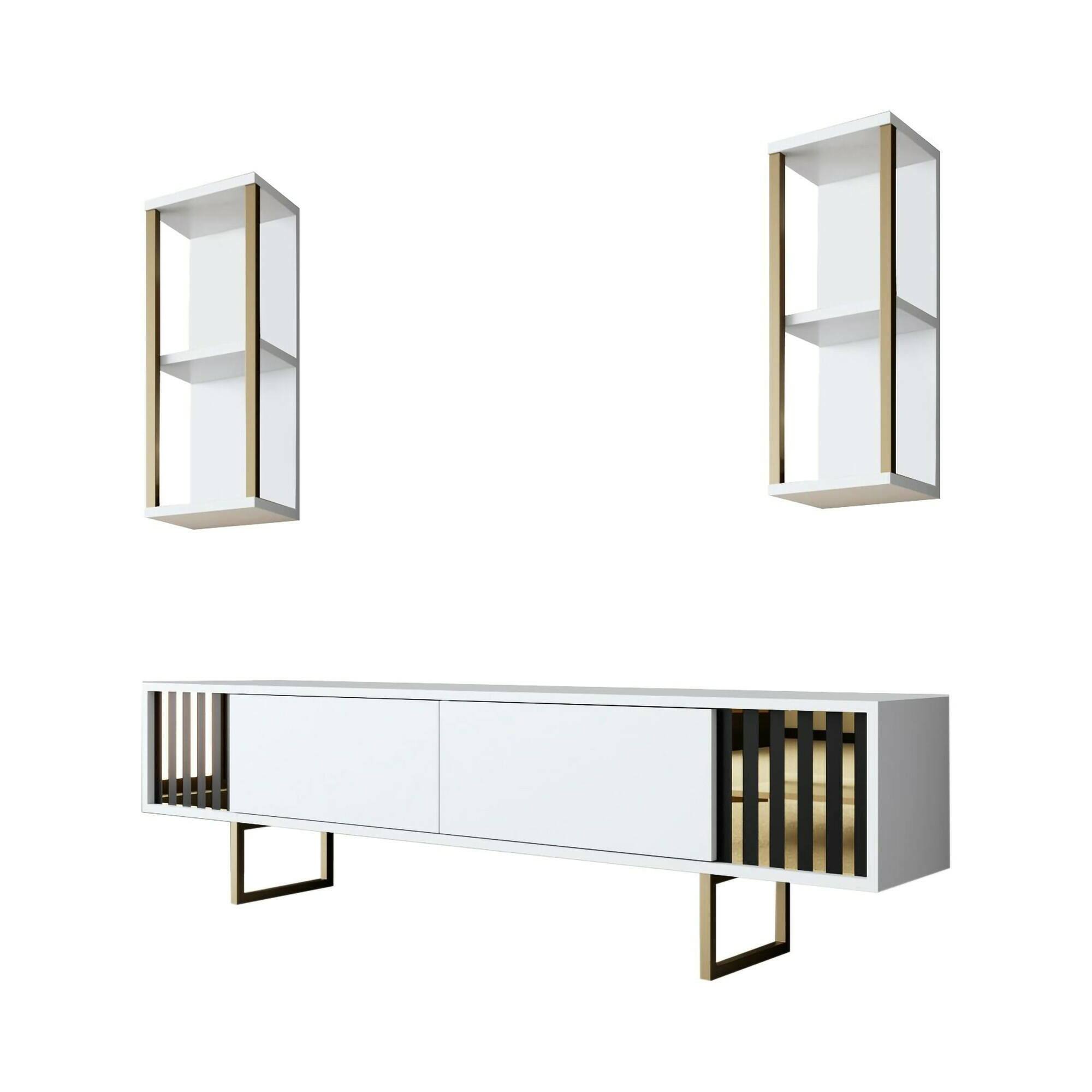 Mueble de televisión efecto madera Dliveran 180