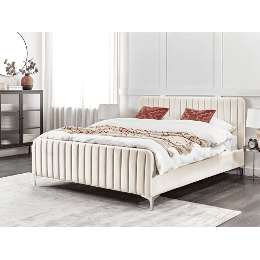 Beliani Cama Veludo LUNAN
