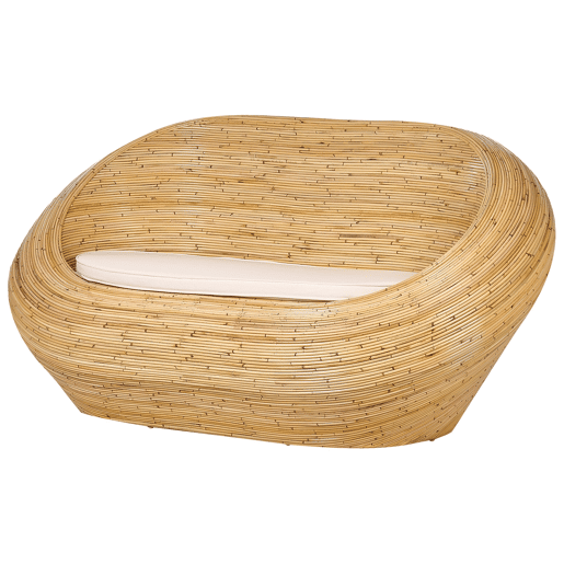 Beliani Conjunto lounge Rattanvime MAIORI