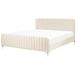 Beliani Cama Terciopelo LUNAN 186x215 Beliani Cama Terciopelo LUNAN 186x215 Beige