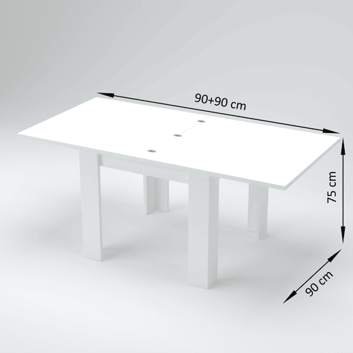 Mesa extensível efeito madeira Mesa extensível efeito madeira