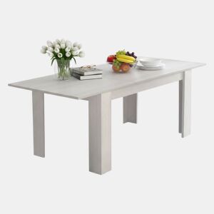 Mesa extensível de efeito madeira