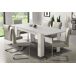 Mesa extensível com efeito de madeira 220x88 Mesa extensível com efeito de madeira 220x88 Blanco