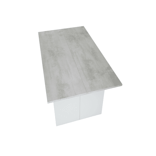 Mesa extensível de efeito madeira