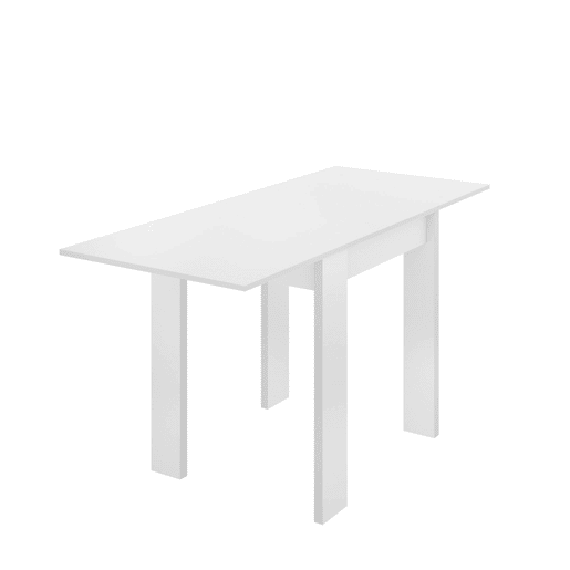 Mesa extensível com efeito de madeira