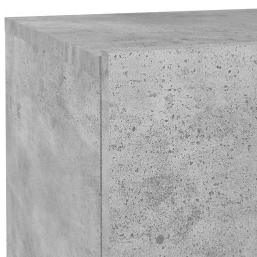 vidaXL Mesa de cabeceira com luzes LED 70x36x40,5 cm cinzento-cimento vidaXL Mesa de cabeceira com luzes LED 70x36x40,5 cm cinzento-cimento