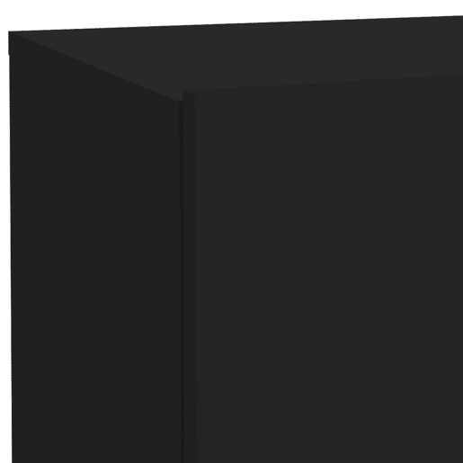 vidaXL Mesa de cabeceira com luzes LED 70x36x40,5 cm preto