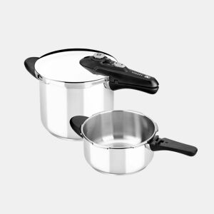Panela BRA A185105 Aço inoxidável 2 pcs Ø 22 cm 4 L