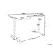 Beliani Escritorio esquinero regulable eléctrico DESTINES 160x109 Beliani Escritorio esquinero regulable eléctrico DESTINES 160x109 Blanco/ Negro