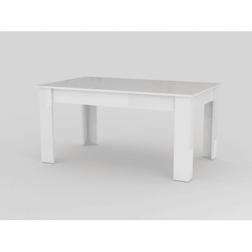 Mesa extensível com efeito madeira