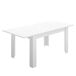 Mesa extensible Dariaud 190x90 Mesa extensible Dariaud 190x90 Blanco