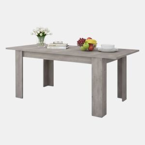 Mesa extensível de efeito madeira