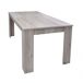 Mesa extensível de efeito madeira 160x88 Mesa extensível de efeito madeira 160x88 Marrón