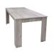 Mesa extensível de efeito madeira 160x88 Mesa extensível de efeito madeira 160x88 Marrón