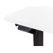 Beliani Escritorio esquinero regulable eléctrico DESTINES 160x109 Beliani Escritorio esquinero regulable eléctrico DESTINES 160x109 Blanco/ Negro