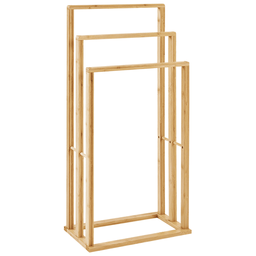 Suporte para toalha TUPELO Madeira de bambu Castanho claro