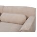Beliani Sofá esquinero Chenilla SIMOS Beliani Sofá esquinero Chenilla SIMOS Beige