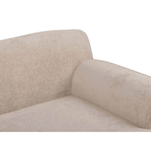 Sofá de canto SIMOS Chenille Creme 3 lugares à esquerda Sofá de canto SIMOS Chenille Creme 3 lugares à esquerda