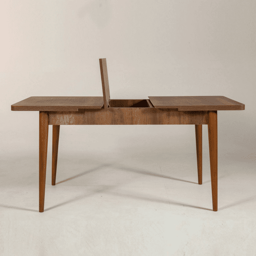 Mesa extensível com efeito madeira Mesa extensível com efeito madeira