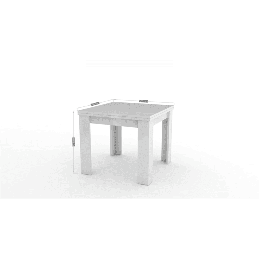Mesa extensível de efeito madeira