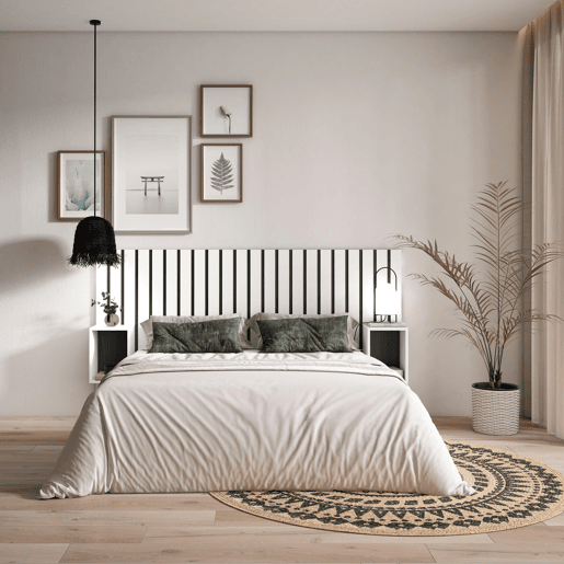 Cabeceira, Com Espaço de Armazenamento, 196x107x3cm, Cama de 120,135,140cm, Mesas de cabeceira, Estilo moderno, Branco Cabeceira, Com Espaço de Armazenamento, 196x107x3cm, Cama de 120,135,140cm, Mesas de cabeceira, Estilo moderno, Branco