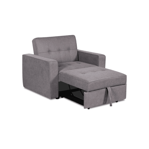 Sofá cama Soren Cinzento 110 x 91,5 x 88 cm