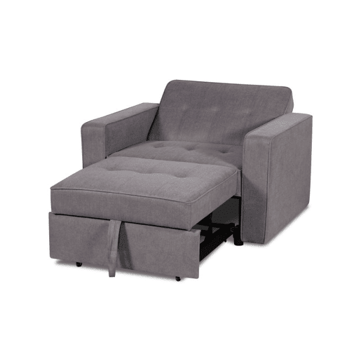 Sofá cama Soren Cinzento 110 x 91,5 x 88 cm