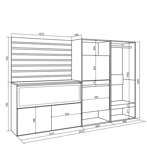 Aparador, Buffet, Amplo Espaço Armazenamento, 227x35x145cm, Para quarto, dormitório, Lareira eléctrica XXL, Sapateira, Roupeiro aberto, Estilo moderno, Branco Aparador, Buffet, Amplo Espaço Armazenamento, 227x35x145cm, Para quarto, dormitório, Lareira eléctrica XXL, Sapateira, Roupeiro aberto, Estilo moderno, Branco