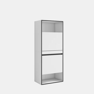Sapateira, Organização Armazenamento, 60x35x145cm, Para quarto, dormitório, Armário de Sapatos, Estilo moderno, Branco