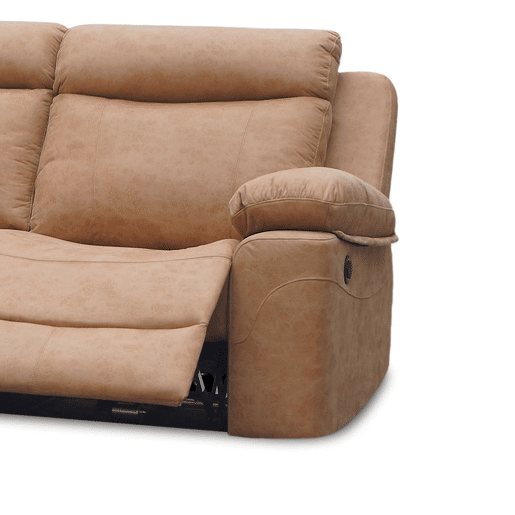 Sofá relax con chaiselongue derecho Nellie 3 plazas Pedra 276 x 102 x 187 cm