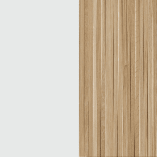 Mesa alta-Isla Nitza Blanco Artik (Blanco Mate) - Natur 103 x 105 x 67 cm