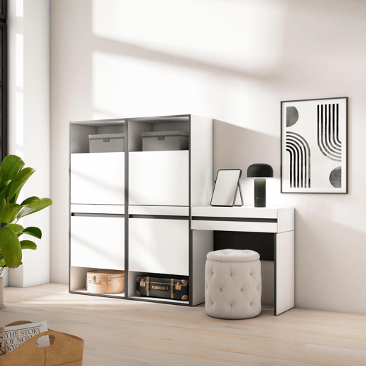 Sapateira, Organização Armazenamento, 190x35x145cm, Para quarto, dormitório, Toucador, Estilo moderno, Branco