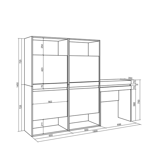 Sapateira, Organização Armazenamento, 190x35x145cm, Para quarto, dormitório, Toucador, Estilo moderno, Branco