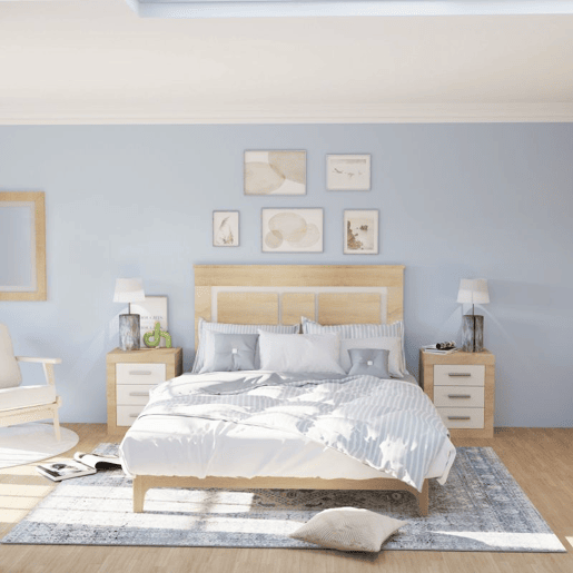 Quarto Kira 4C Cambria - Branco 160 x 119 x 4 cm