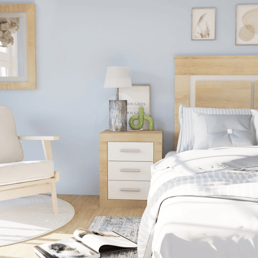 Quarto Kira 4C Cambria - Branco 160 x 119 x 4 cm