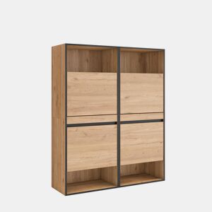Sapateira, Organização Armazenamento, 120x35x145cm, Para quarto, dormitório, Armário de Sapatos, Estilo moderno, Carvalho
