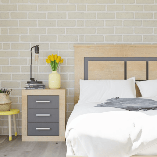 Quarto Kira 4C Cambria - Grafite 160 x 119 x 4 cm