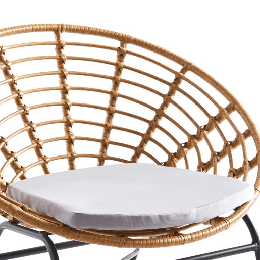 Conjunto de 4 poltronas Talma Rattan 70 x 75 x 60 cm