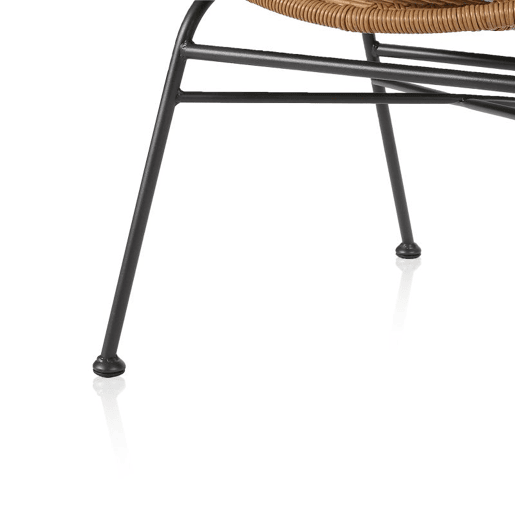 Conjunto de 4 poltronas Talma Rattan 70 x 75 x 60 cm