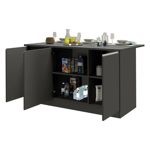 Ilha de Cozinha Modular em Madeira Nobilitada
