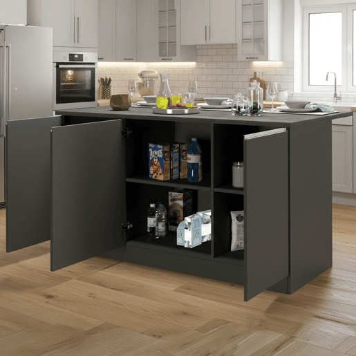 Ilha de Cozinha Modular em Madeira Nobilitada