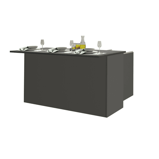 Ilha de Cozinha Modular em Madeira Nobilitada